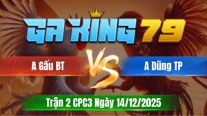 Trận 2 CPC3 Ngày 14/12/2025 - Vô vách điều gửi cây lưng khét lật xe