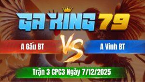 Trận 3 CPC3 Ngày 07/12/2025 - Xanh đá dàn chào khủng đỏ hư hình tay nước đầu