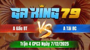 Trận 4 CPC3 Ngày 7/12/2025 - Đỏ canh chặn 2 chân lọt nách bông tàn