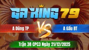 Trận 38 CPC3 Ngày 21/12/2025 - Phút 90 xanh thấm tang gục tại ô