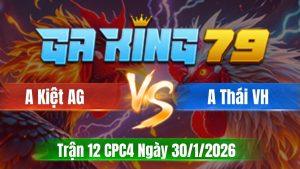 Trận 12 CPC4 Ngày 30/01/2026 - Xám son chụp vô đá như súng óng bắn
