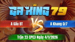 Trận 23 CPC3 Ngày 04/01/2026 - Điều cặp vô đá lúc cây lưng về ô bướm nằm tại chỗ