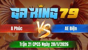 Trận 21 CPC5 Ngày 28/01/2026 - Xanh có chân nghiệt gửi ông địa đỏ xè đuôi