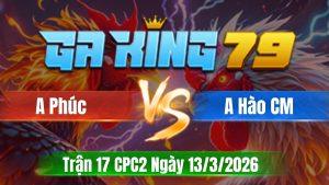 Trận 17 CPC2 Ngày 13/3/2026 - Bướm đâm khét bệnh hậu tại sân nốt nhạc đầu
