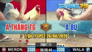 Trận 11 CPC2 26/04/2026 - Đỏ Đứng Hình Tung Chân Quyết Định Xan Nằm Biệt Phản 5 Lai