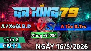 Trận 2 CPC3 Ngày 16/05/2026 - Bướm không dám dứt điểm vô kiến đứt hơi bỏ mặt hòa