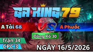 Trận 34 CPC3 Ngày 16/05/2026 - Bướm lên lớp 3 như trở bàn tay mau gọn lẹ